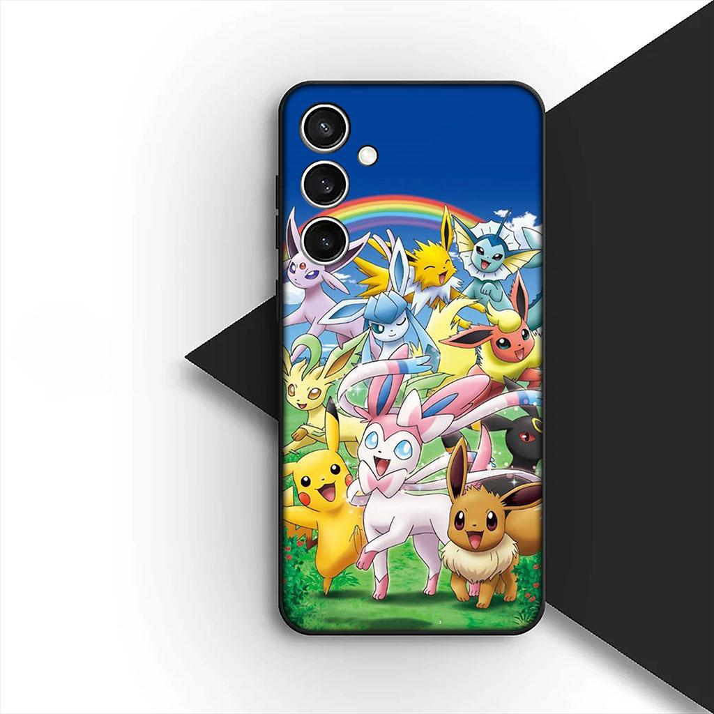Чехол для телефона для Samsung Galaxy S25 S24 S23 FE Ultra Plus S7 Edge S25+ S23+ A56 5G Мягкий чехол Charmander P-Pokemons P-Pikachus GO