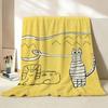 Illustrator I Ico C Crafts Throw Flannel Throw Blanket Suitable for Sofa Living Room Bedroom