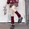 Harajuku Knitted Leg Cover Balletcore Boots Cover Kawaii Y2K Leg Warmers Autumn/Winter