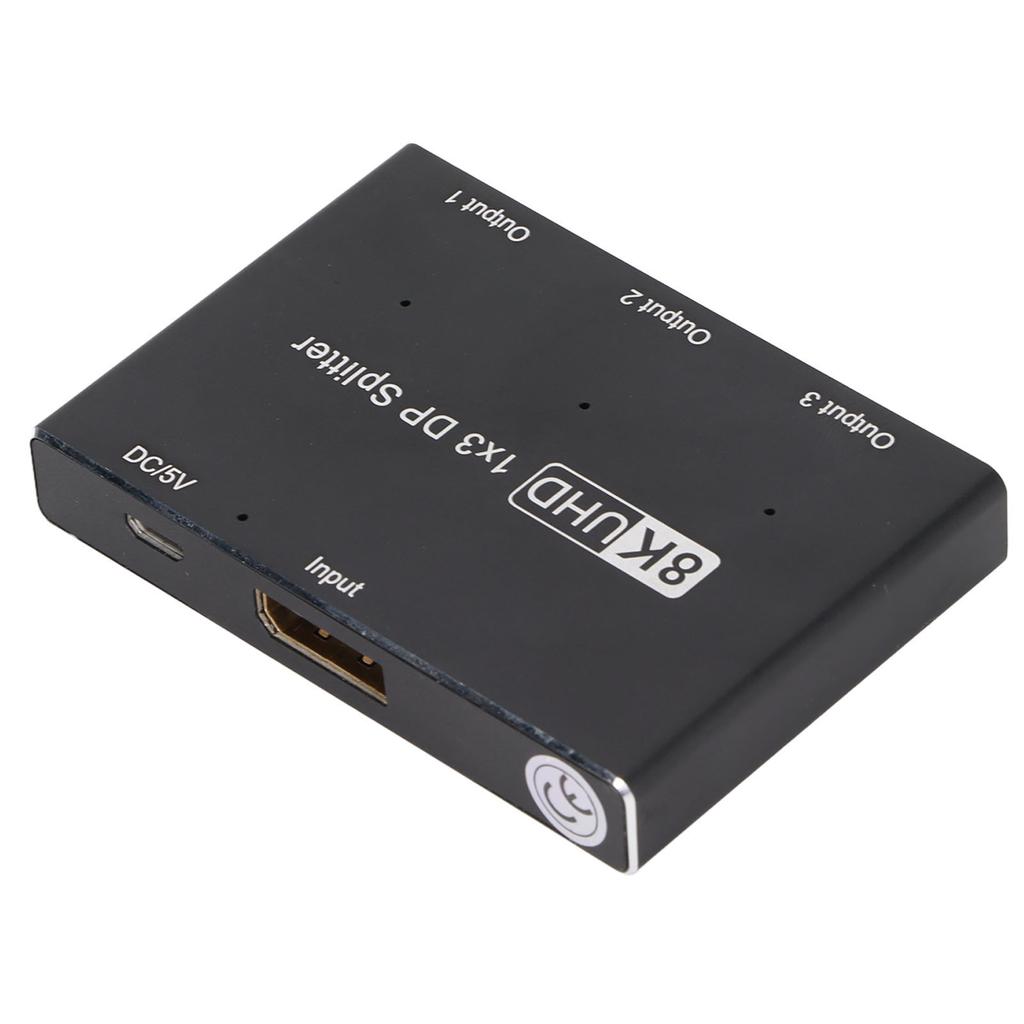 1x3 DisplayPort Splitter 8K 30 Гц 4K 144 Гц Triple MST SST Hub 1 в 3 выхода DP Splitter для дома
