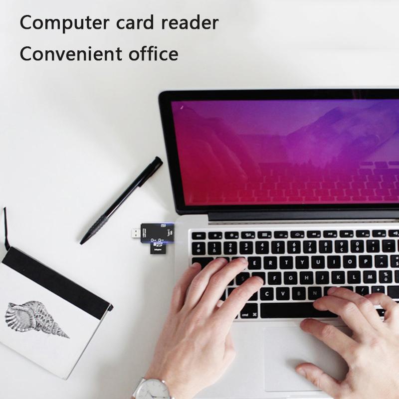Устройство чтения карт памяти Tf Sd, портативный адаптер USB2.0 типа C, многофункциональное устройство чтения карт памяти