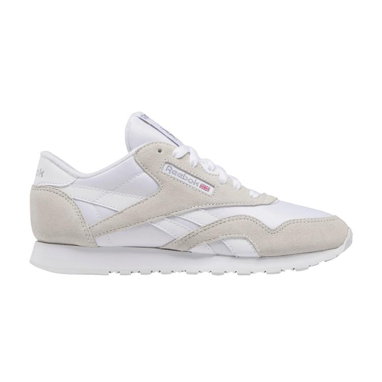 Reebok Классические нейлоновые белые светло-серые женские кроссовки 2023 Footwear-White GY7193