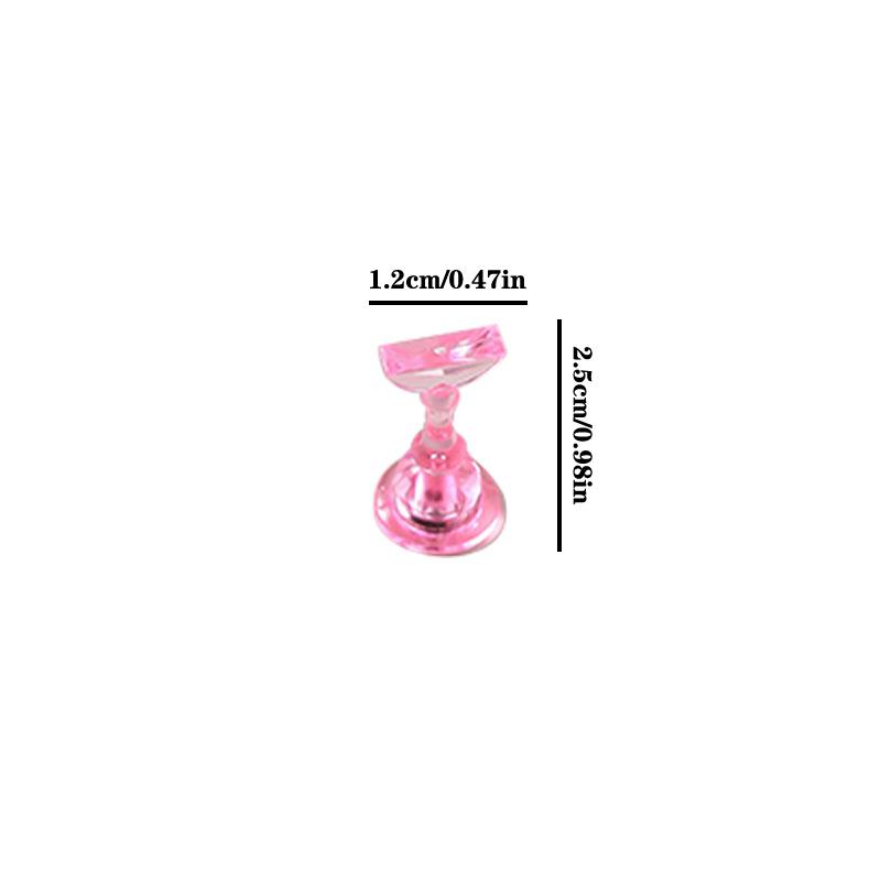 1 шт., акриловая подставка для ногтей, держатель для типсов, магнитная подставка для практики маникюра, подставка для ногтей своими руками, инструмент