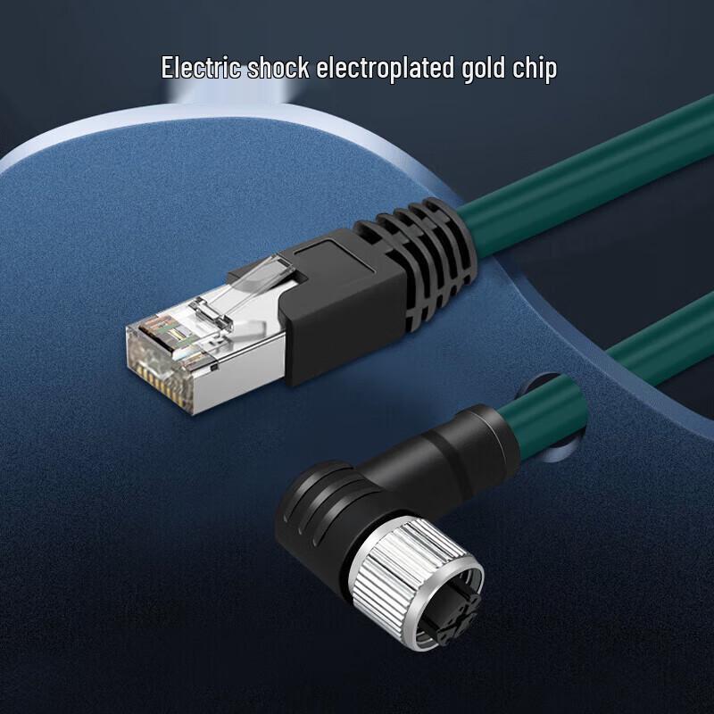 Yeren M12 to RJ45 High-Flex Industrial Sensor Cable