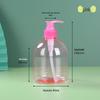 300ml/500ml PET Transparent Pump Hand Sanitizer and Lotion Bottle