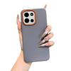 OnePlus 15T Orange Mirror Frame Leather Case - Turbo 6V Metal Design, Large Hole, Cross-border Compatible