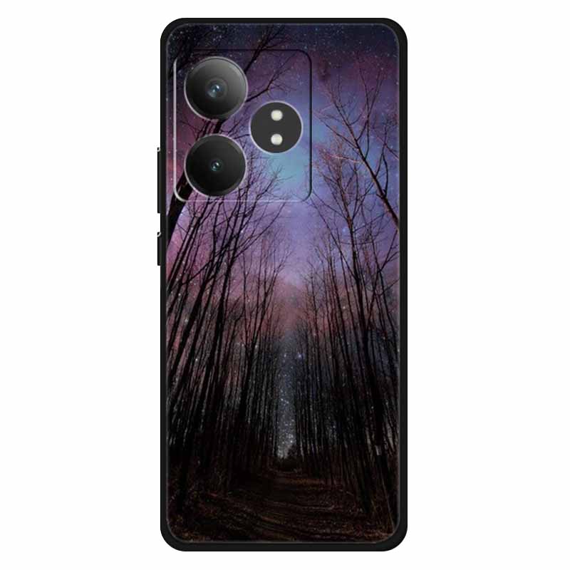 Чехол Для Realme GT 6T / GT 6 Чехлы Силиконовый Планета Расписной ТПУ Мягкая Задняя Крышка Телефона Для RMX3853 Защитный Чехол RMX3851 GT 6