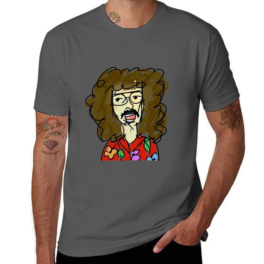 Weird al Yankovic TShirt Big Size Simple TShirt