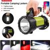 Powerful Camping Lantern Rechargeable LED Lamp Spotlight Portable Waterproof Camping Light Emergency Outdoor Fishing Flashlights
