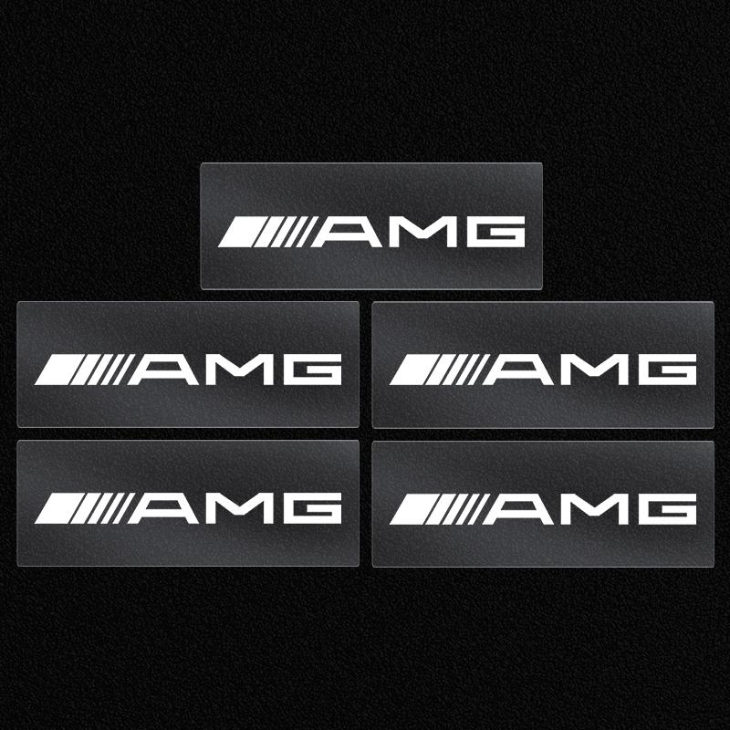 Car Interior Random Stickers Car Goods Steering Wheel Decal For Mercedes Benz AMG GLE GLS GLC CLA GLB ML C500 C200 C300 W204 W206 W205 W212 W203