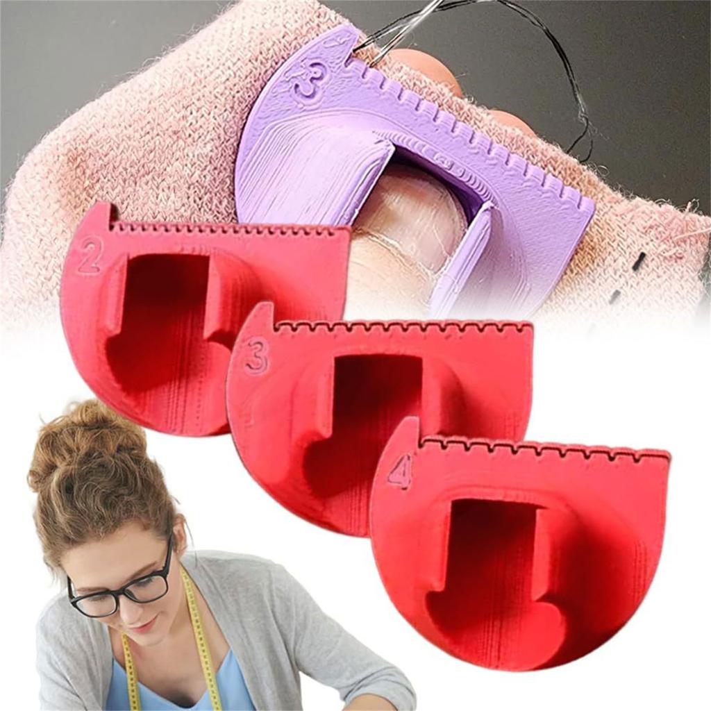 3 шт. Линейка для квилтинга пальцами, Инструмент для измерения пэчворка и сшивания, Профессиональный инструмент для квилтинга для сшивания и шитья