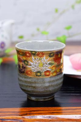 Чай Кутани, настоящая керамическая японская чайная чашка, сделанная в Японии, стильная, посуда, чашка, цветы, чайная чашка, бренд, столовые приборы,