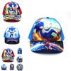 Детская регулируемая бейсболка Sonic The Hedgehog, влагопоглощающая хлопковая шляпа от солнца