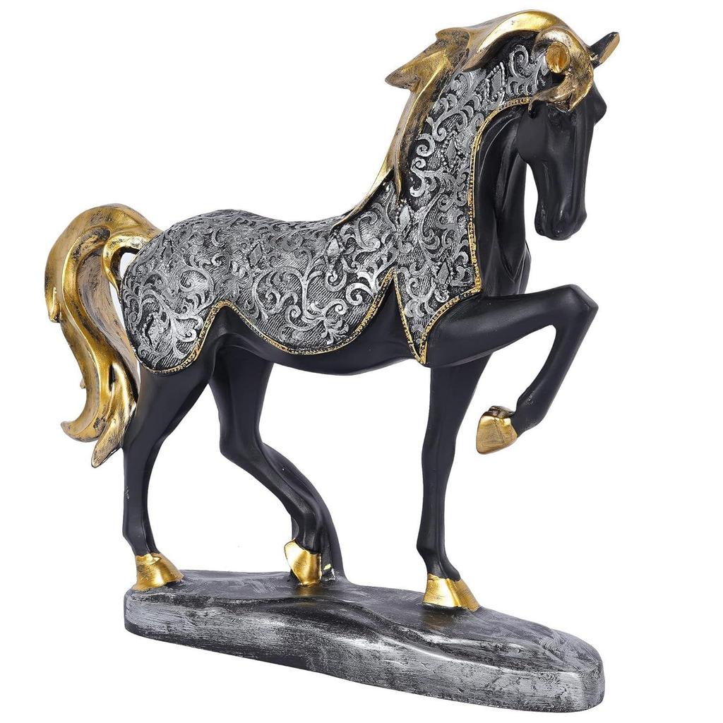 Horse Showpiece for Home Decor Showpiece, Running Horse Statue for Feng Shui Vastu Figurines for Good Luck Gifts New