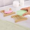 Home Bathroom Soap Bamboo Stand Soap Dish Shower Case Natural Wood Original Holder Cleaning Supplies Storage Indoor Usage Tools