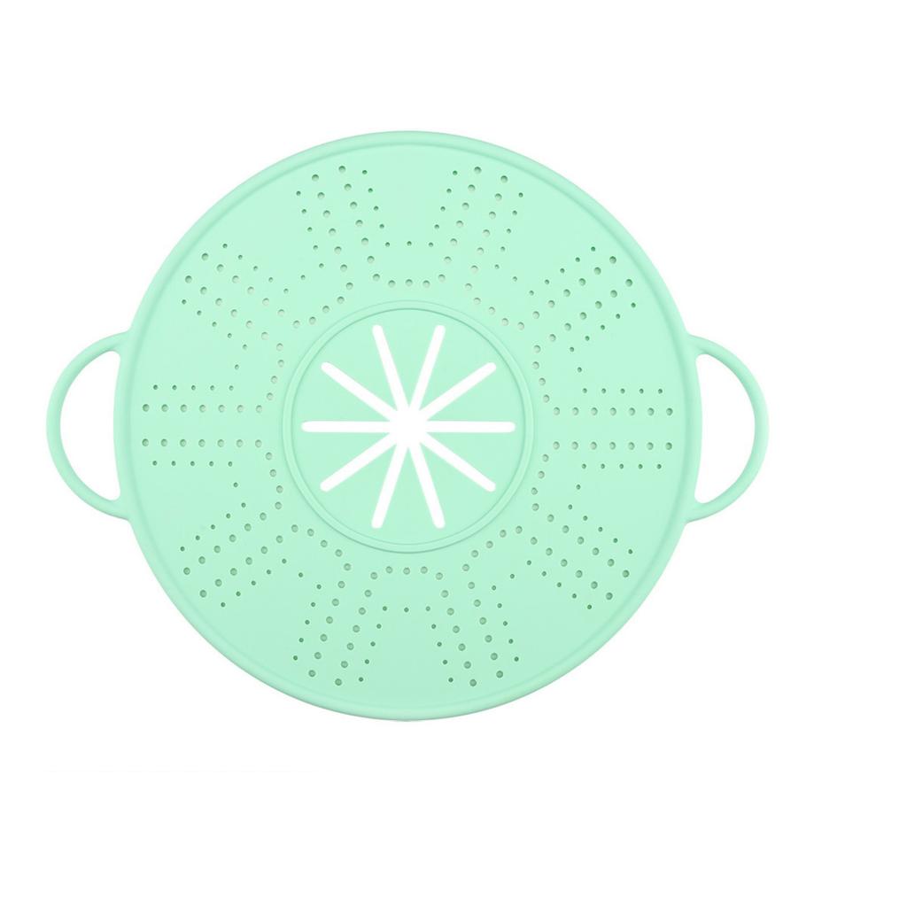 Силиконовая защита экрана от брызг со складной ручкой, теплоизоляционная подставка, фильтр, дренажная доска, защита от брызг масла для сковороды