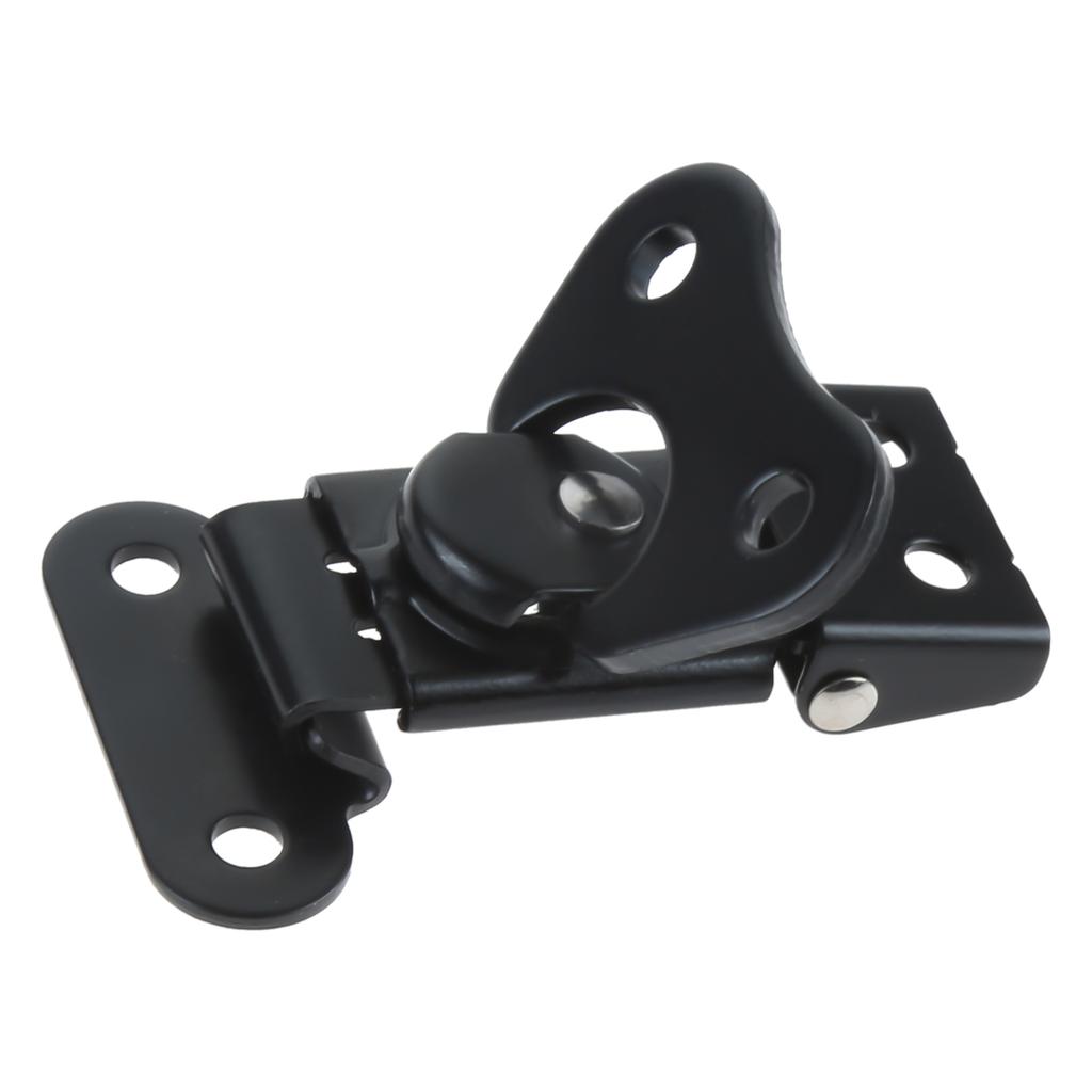 1PC Butterfly Shape Luggage Twist Latch Catch Clamp Hasps and Keeper Wooden Box Suitcase Flight Case Buckle Rotary Lock Black