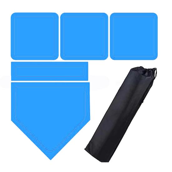 5 шт./компл. бейсбольные основания резиновые основания с домашней пластиной для бейсбола и софтбола