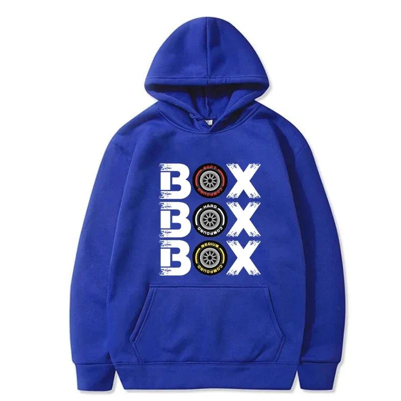 Box Hodies F1 Tyre Compound V2 Sweatshirts Long Sleeve Top Oversized Hooded Funny Games Men Clothing Y2k Clothes