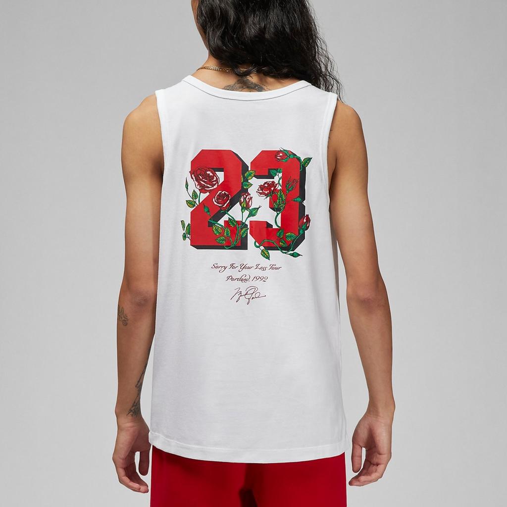 Air Jordan Sorry Tank Top 'White' Men's DR1417-100
