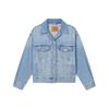 Levis Casual Comfortable Simple Single Button Long Sleeve Denim Jacket Women Jackets 0052P-0001