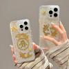 Новогодний чехол для телефона с деньгами и кои для iPhone 16 Promax, противоударный, с клейкой основой для Apple 17, год Змеи, новое издание