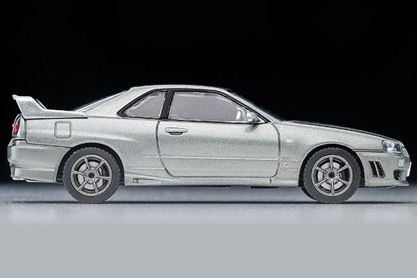 Tomica Nissan Skyline Sports Coupe 25GT TURBO с Дополнительными Деталями Литой Металл 2-Дверный (Серебряный) LV-N353a [Tomix 1/64 Автомобиль] [Время]