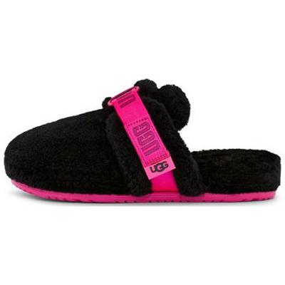 Пушистые Модные Тканевые Удобные Тапочки Мужские тапочки Черные Розовые 1118150-TPBC