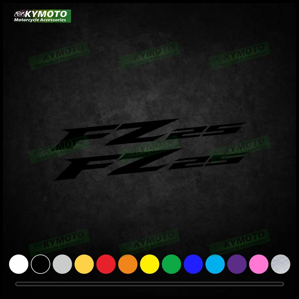 For YZF FZ25 FZ-25 motorcycle accessories decal racing fairing decoration helmet fuel tank engine logo reflective sticker
