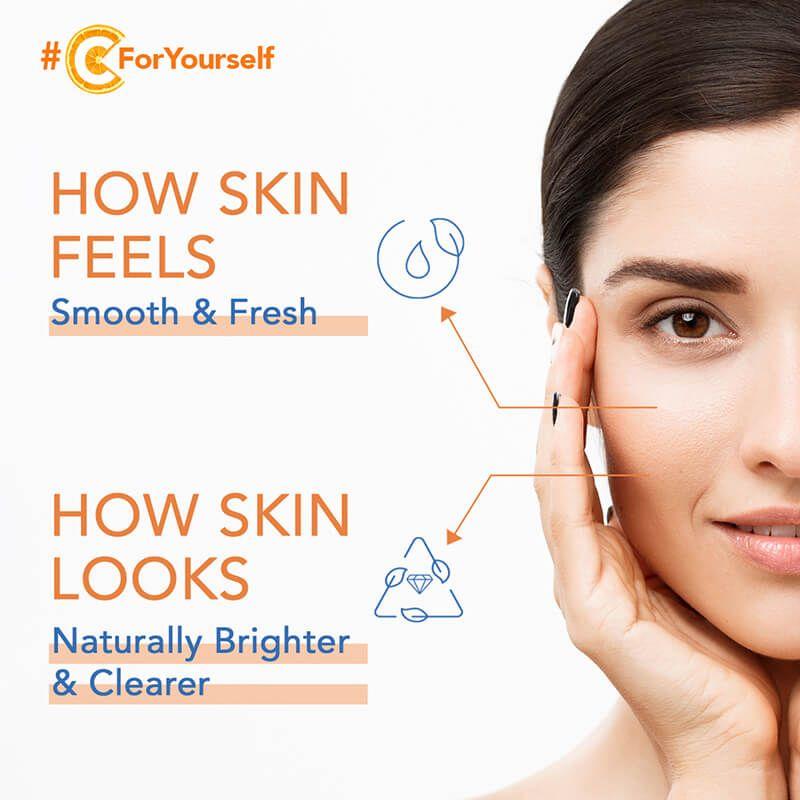 The Moms Co Натуральная пенка для умывания с витамином C I Очищает I Осветляет кожу I Матовый финиш I Моментальное сияние I Апельсиновые гранулы I 100 мл