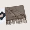 Autumn and Winter New Solid Color Scarf Imitation Cashmere Scarf Women's Warm Shawl Scarf
