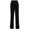 VEROMODA Women's Mid-Waist Slit Straight Leg Trousers