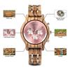 BOBO BIRD Women's Wooden Watch, Lightweight Quartz Analog Display with Date Display, Fashionable Wooden Watch (P18-3)