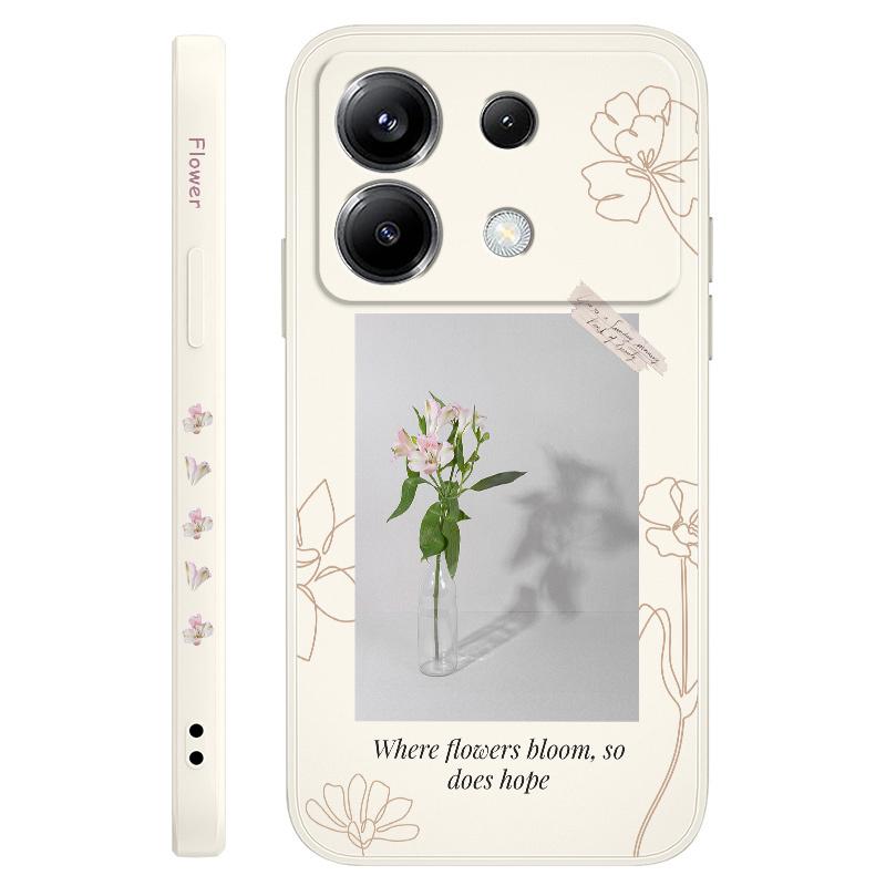 Чехол для телефона "Цветок Водолея" для Xiaomi Poco F7 X7 X6 F6 M6 M5 M5S F5 X5 F4 X4 M4 F3 M3 X3 Pro 4G 5G GT Силиконовый чехол