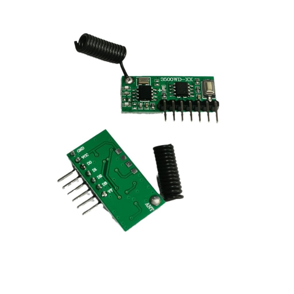 4-Channel 433MHz Superheterodyne Wireless Receiver Module - Learning Type 1527
