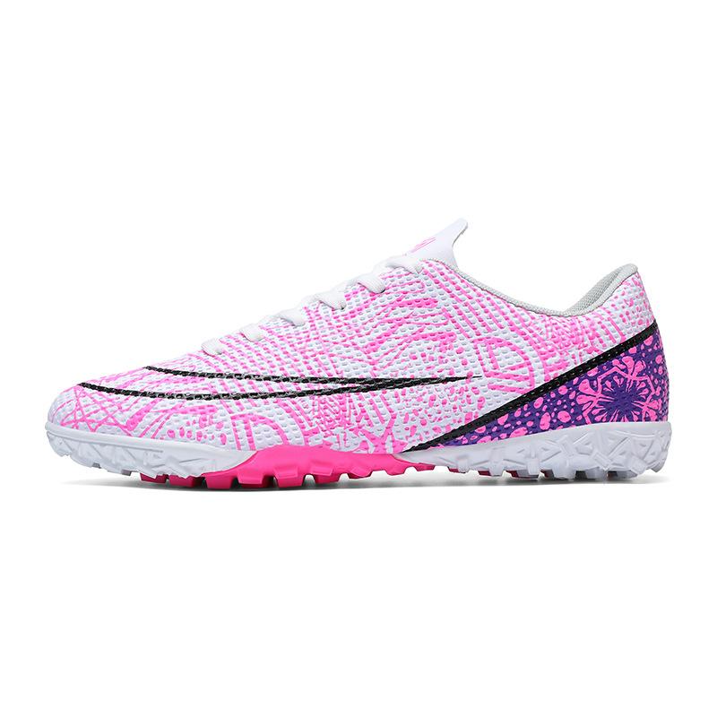 Low top football shoes boys and girls long nail sneakers soccer