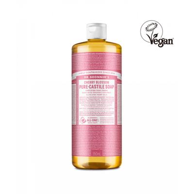 Dr.bronner S [Средство для умывания лица и тела] Мыло Кастильское Чистое Цветок Вишни 950 мл