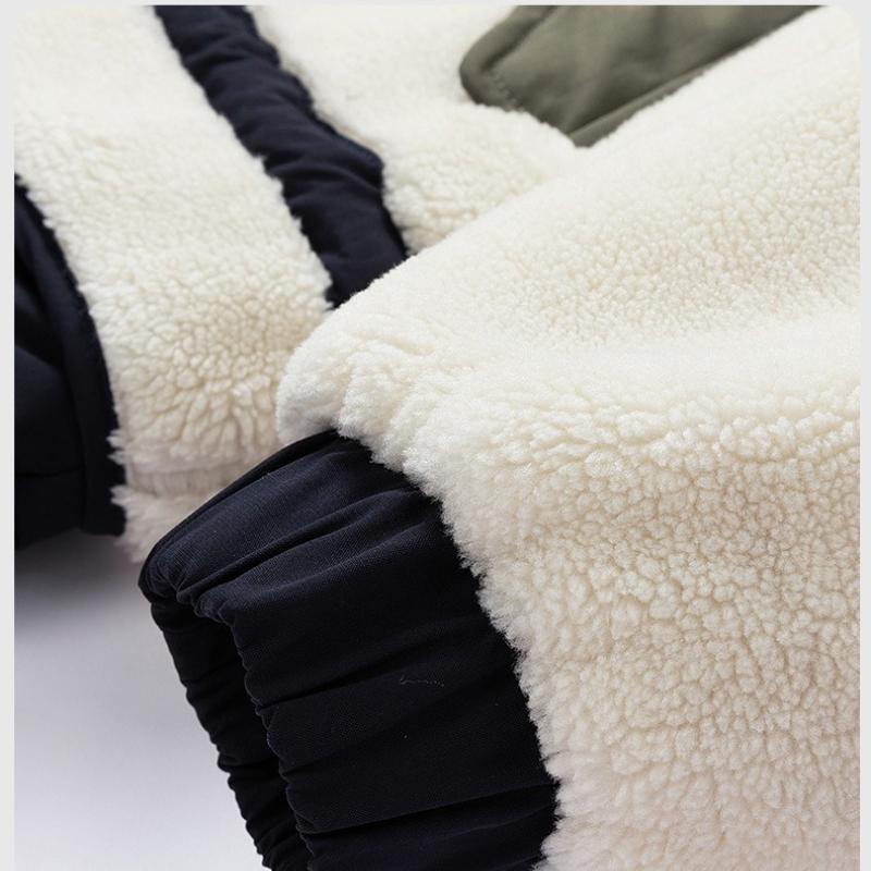 Утепленная рокерская бархатная хлопковая одежда мужская зимняя высококлассная свободная хлопковая одежда трендовая хлопковая одежда с капюшоном мужская модная повседневная куртка