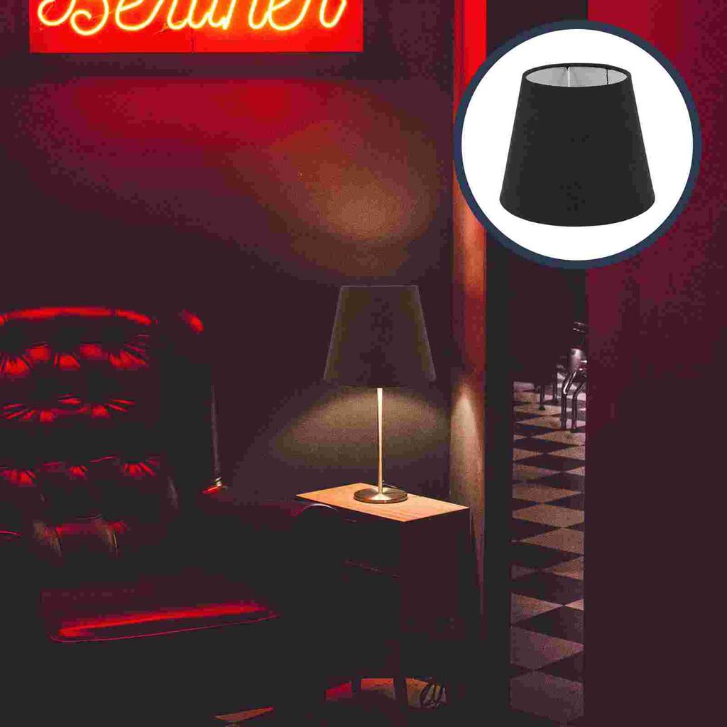 Абажур для лампы в гостиную барабанный тканевый абажур E14 настольный настольный абажур