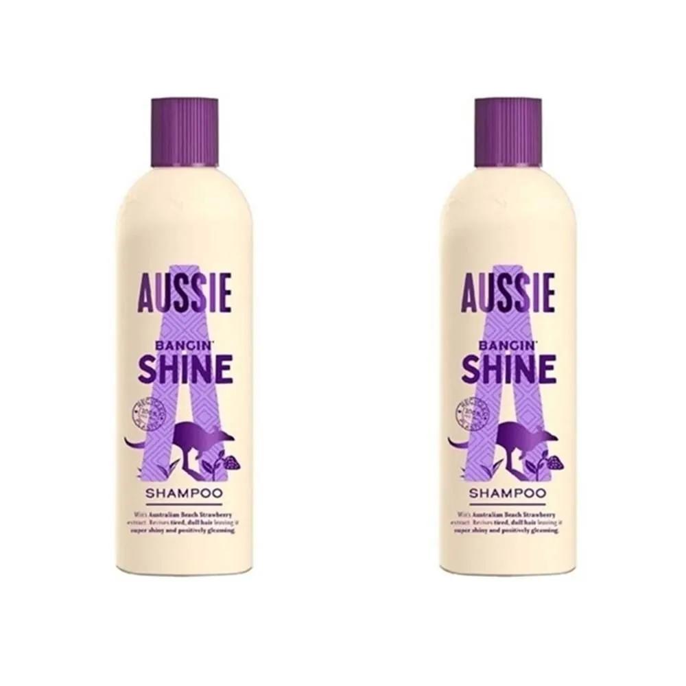 Aussie Shine Shampoo 300ml 2-Pack