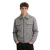 Men's Trendy Suede Velvet Zipper Jacket with Large Pockets - Casual Lapel Design for Spring and Autumn