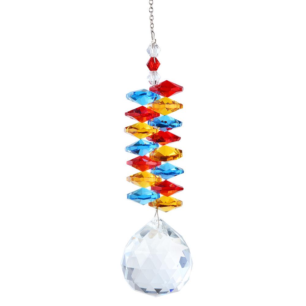 Rainbow Love Crystal Suncatcher Set - Three-Piece Crystal Ball Decor