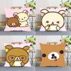 Милая наволочка R-Rilakkuma-S Мягкие декоративные наволочки Подушки для дивана для гостиной Уютные декоративные пледы