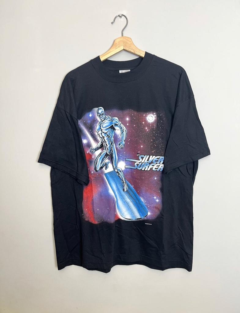 Rare Vintage 2001 Marvel Comics Silver Surfer Y2K New XL black Unisex T-Shirt