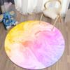 Современный Светлый Роскошный Модный Круглый Ковер Мягкий Фланелевой Ковер Гостиная Спальня Кухня Украшение Пола Нескользящий Коврик