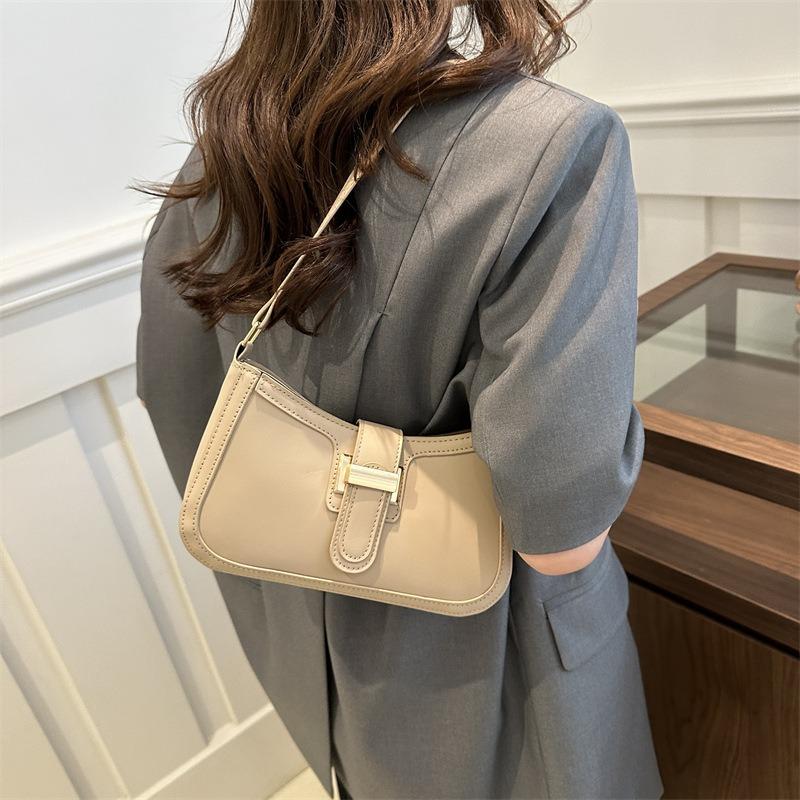 Летняя новая популярная красивая сумка-мессенджер повседневная текстура ретро маленькая сумка женская ретро сумка-полумесяц под мышкой