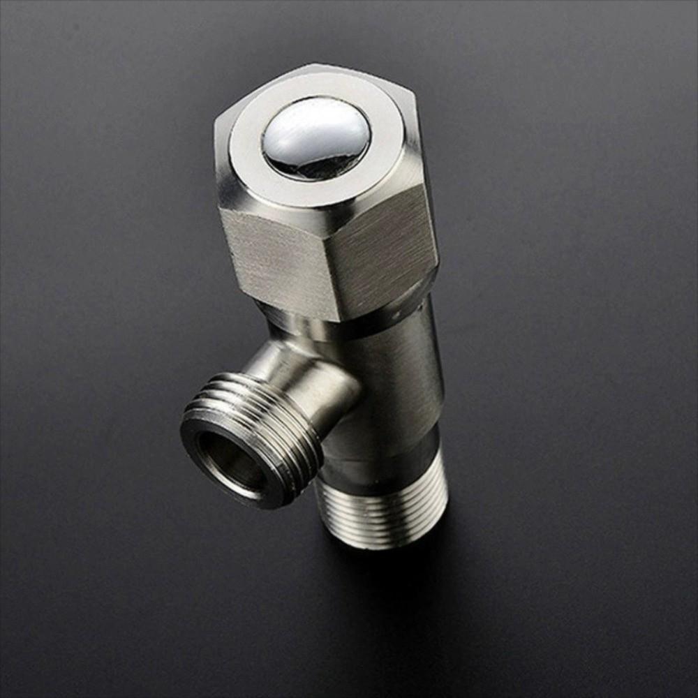 Quarter Turn Toilet Water Stop Valve Rust Proof Triangular Valve New Hot Cold Angle Valve Bathroom