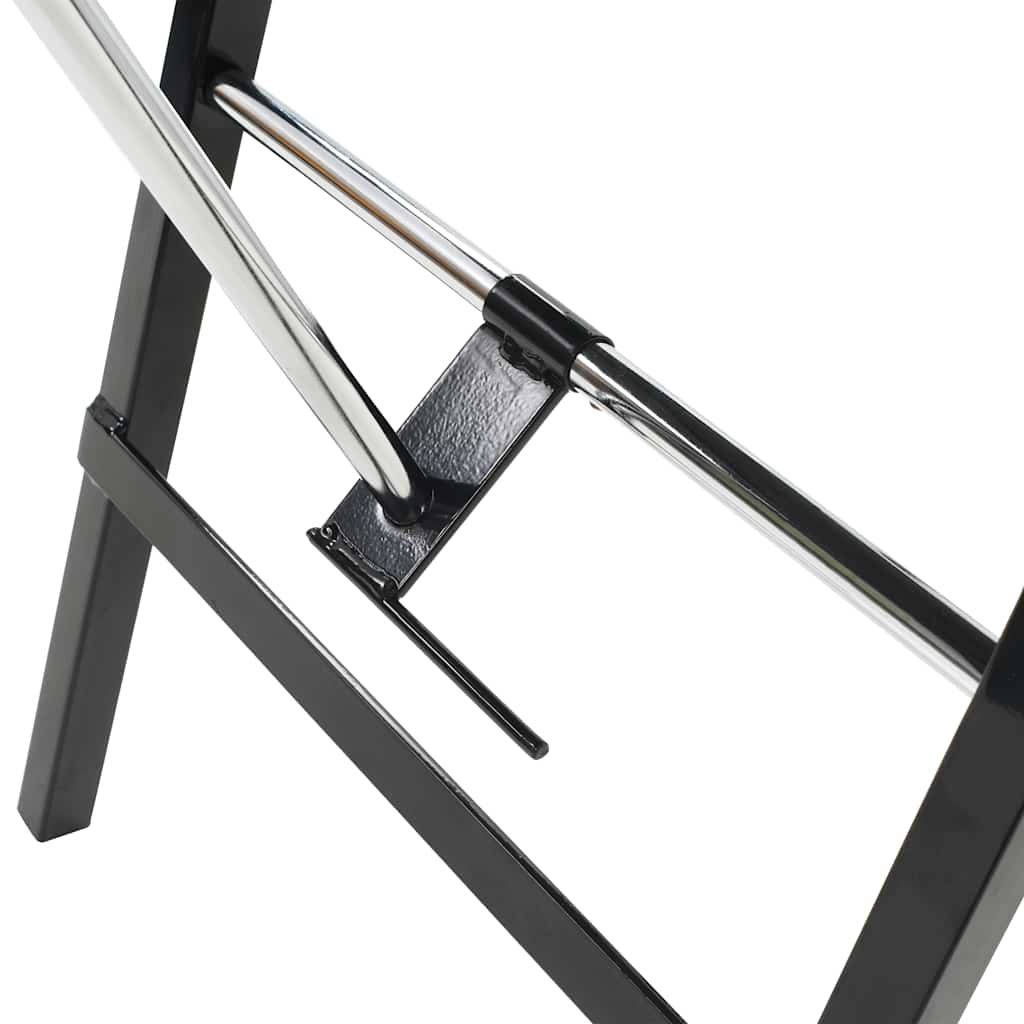 Facial Treatment Chair Portable Faux Leather 185 x 78 x 76 cm Black