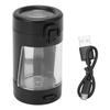 Smell Proof Container Black Portable Mini Spice Luminous Transparent Odor Proof Storage Box Jar