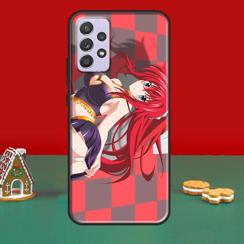 Rias Gremory High School DxD Case For Samsung A51 A71 A50 A70 A41 A31 A11 A10 A52S A21S A12 A22 A32 A42 A52 A72 Cover